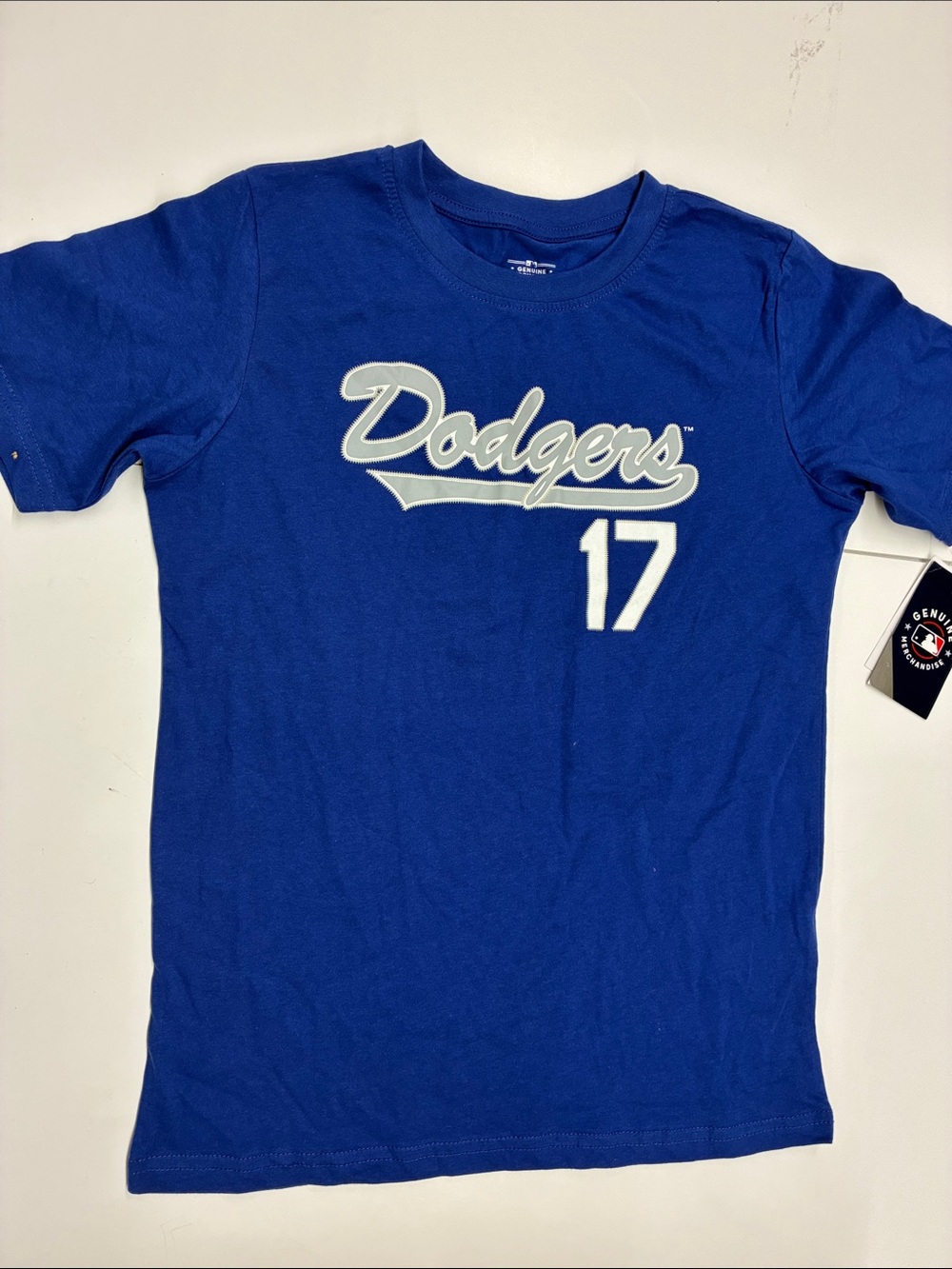 NEW Genuine Merchandise MLB Officially Licensed Dodgers #17 T-Shirt Size XL